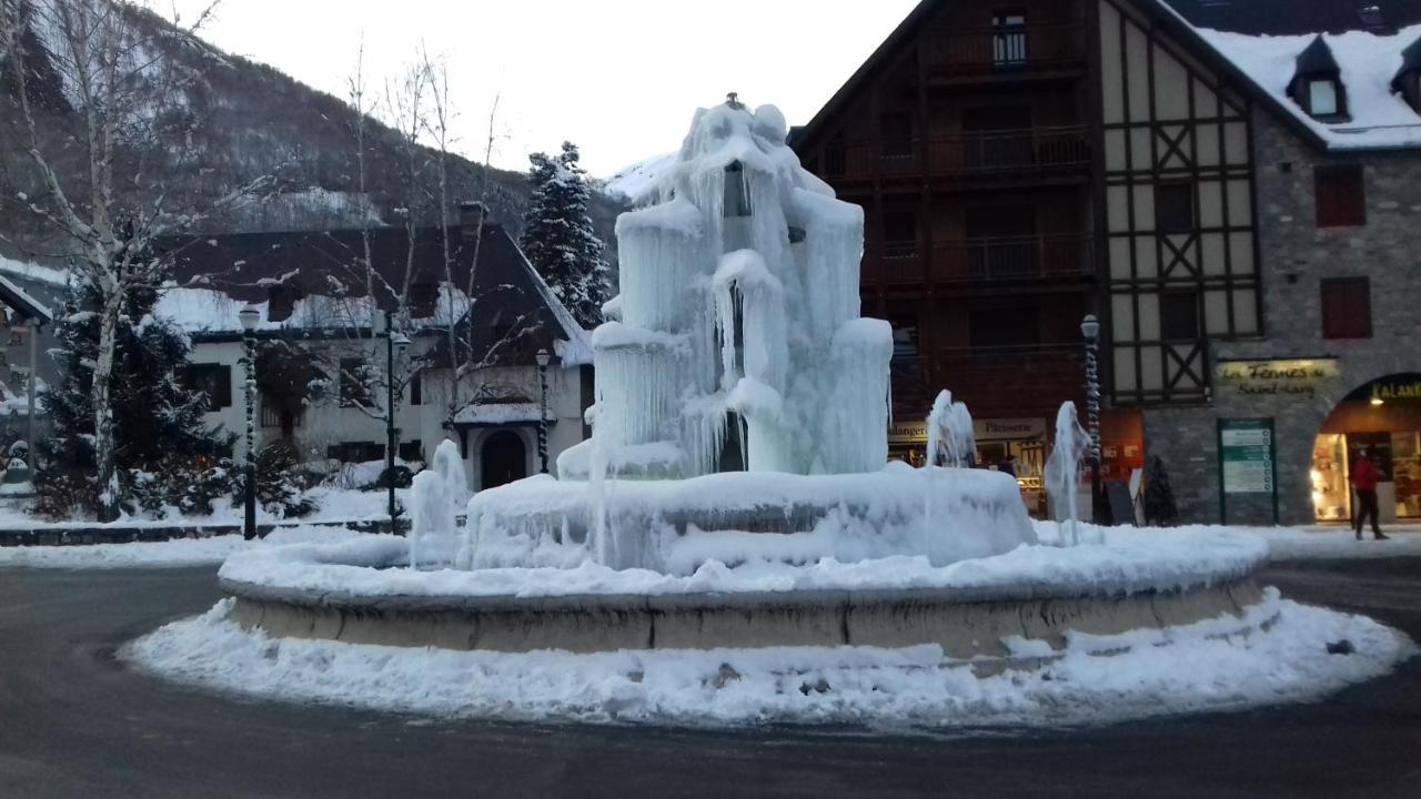 Studio St Lary Proche Du Centre, Au Calme Avec Vue Montagne Saint-Lary-Soulan Kültér fotó